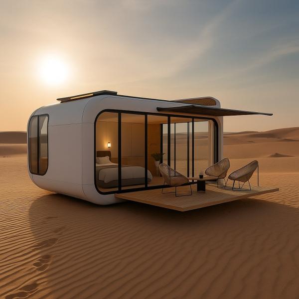 Durable Using Various Prefab Container House Tiny Portable Home Tiny Modular House Camping Hotel Space Capsule
