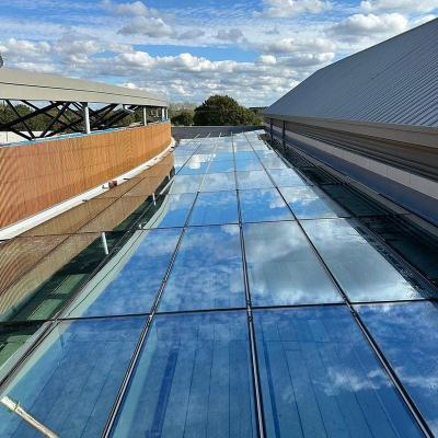 Aluminum Alloy Modular Curtain Wall , Building Glass Curtain Wall Customized