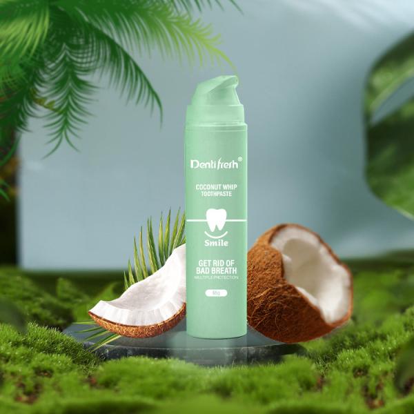 Pâtes à dents non irritantes à pompe à bouteille