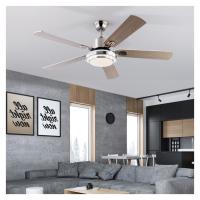 Ventilateurs de plafond modernes pour la maison Ventilateur de plafond de 52 pouces avec lumière et télécommande