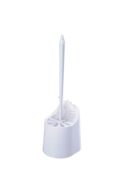 Anti Slip Base Hard Bristle Toilet Brush With Holder Good Grips Hideaway Compact Long Brush