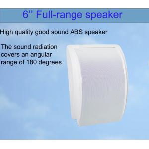 6 Inch 10W/5W Indoor Wall Loudspeaker ABS Enclosure Metal Grille