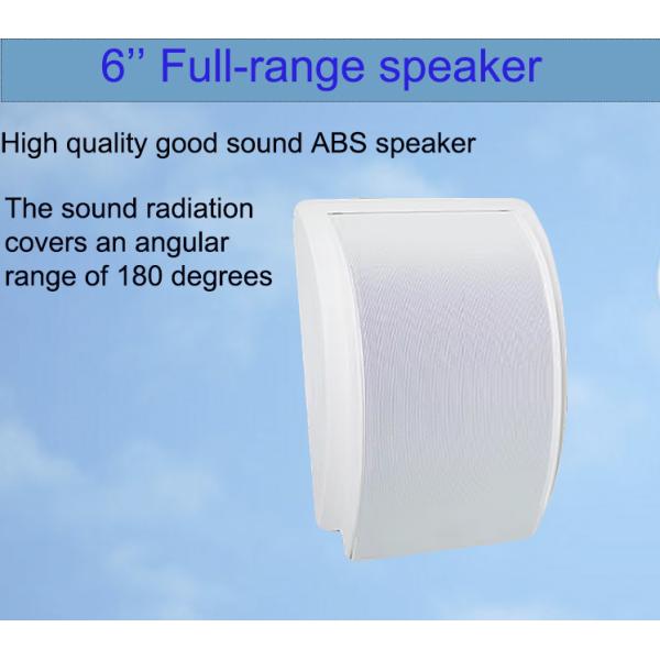 6 Inch 10W/5W Indoor Wall Loudspeaker ABS Enclosure Metal Grille
