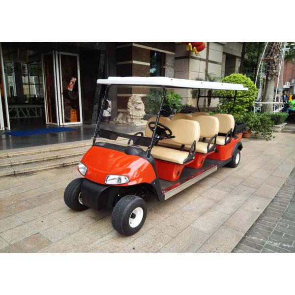 Многократная цепь утверждения CE намеревается автомобиль клуба тележки гольфа 6 мест электрический с пластиковой коробкой груза