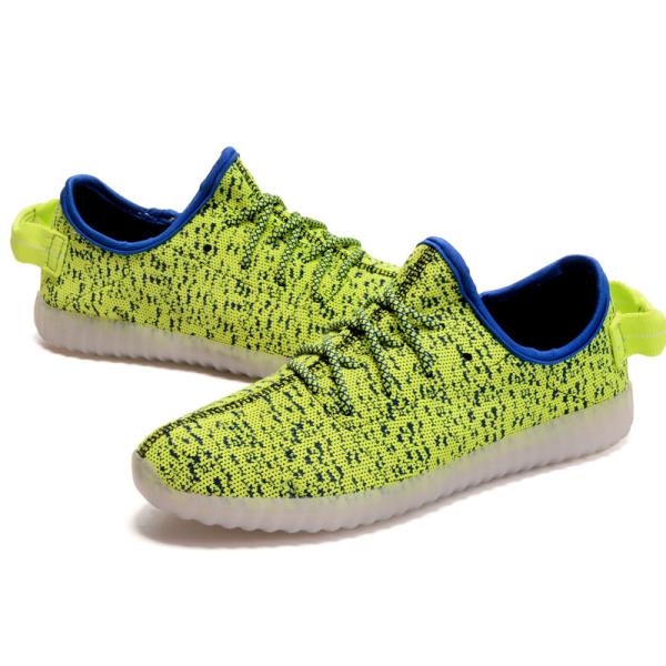 Glow in the Dark USB Rechargeable Adult Night Event Walking Shoes Led Sneakers