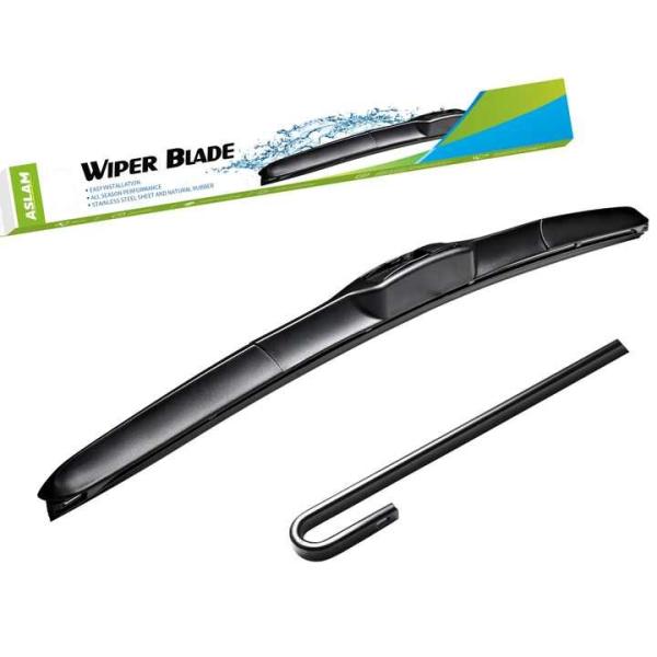Hybrid U-Hook Windshield Wiper Blade for Korean Japanese Cars Fits Toyota Corolla Honda Jazz Nissan
