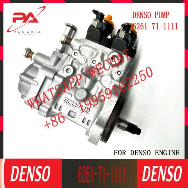 6261-71-1111 6261711111 Pièces de moteur de pelle PC650-8 6D140E Pompe à carburant pour moteur 6261-71-1111