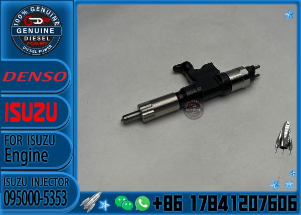 6pcs DENSO Fuel Injector 095000-5353 8-97601156-1 Compatible con el motor diesel de Isuzu 7.8L 6HK1 4HK1