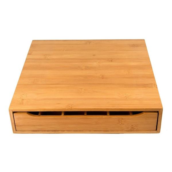 hot selling coffee cup holder tray with drawer coffee cup holder for high quality