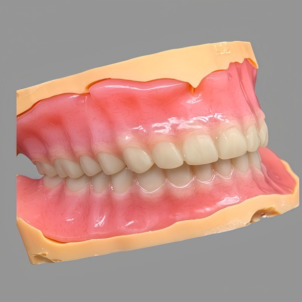 CAD/CAM Digital Milled Acrylic Base Denture Removable