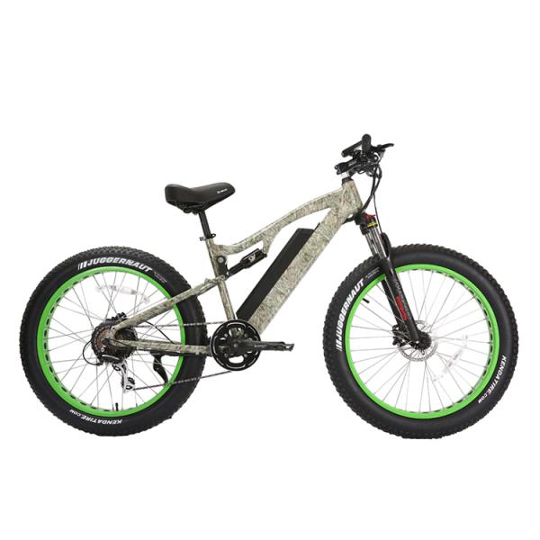 26 Inch Wheel E Bike Smart Type Sensor Disc Brake 7 Speed Fat Tyre Mountain Electric Bike