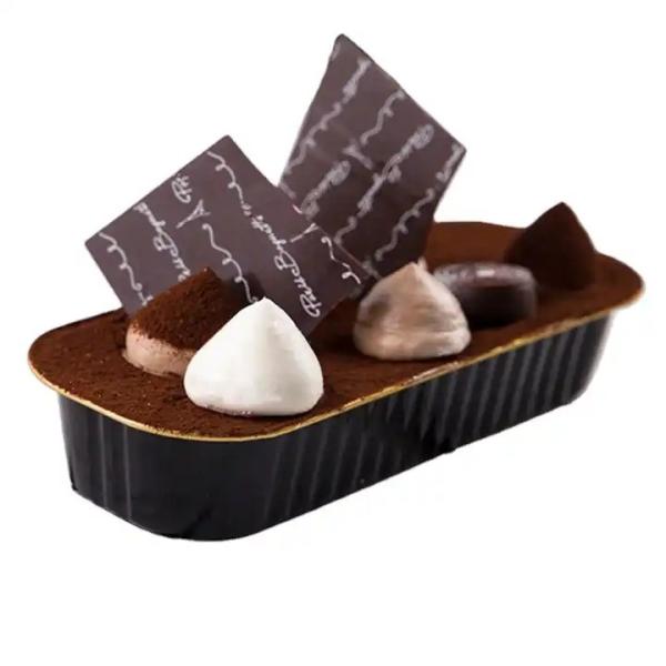 PP Disposable Aluminum Foil Ramekins Baking Cups Pan Tin with Lids Cupcake Containers