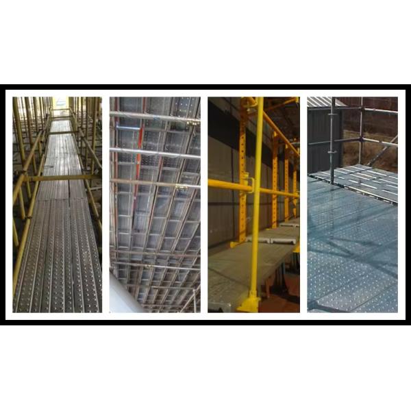 300m Width Galvanized Scaffolding Springboards Perforated Steel Deck Scaffolding Steel Plank