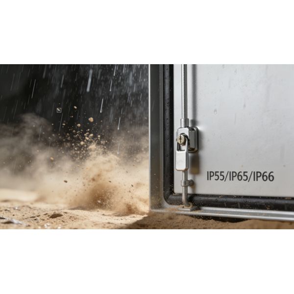 IP55/IP65/IP66 Customizable Outdoor Electrical Cabinet 60kA, Hermetically Sealed