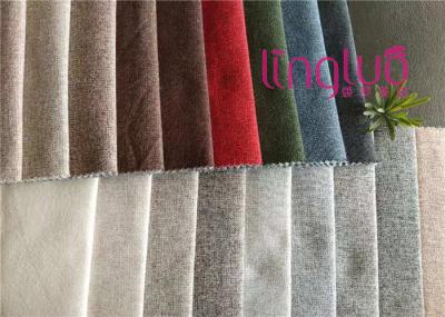 Muti Color Imitation Linen Fabric / Van Gogh Fabric Anti - Wrinkle