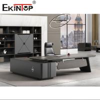 L dá forma ao MDF moderno da tabela de extensão da mesa do estilo que pinta a mesa de escritório de madeira