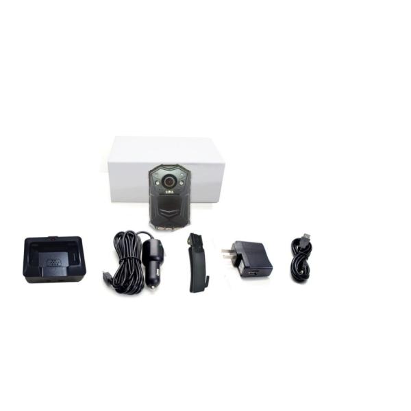 Câmeras pequenas do corpo da polícia de GPS, agentes da polícia impermeáveis que vestem câmeras do corpo