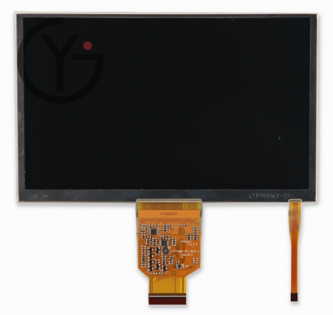 LTP700WV-F01 LCD 40 Pins FPC 7 Inch 800*480 Lcd Display For Portable Dvd Player