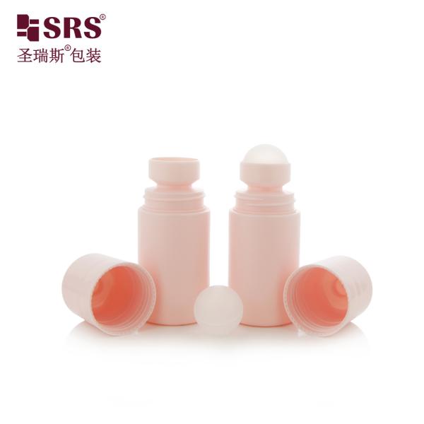 RPPC-60ML Injection Blowing Custom PP PCR Plastic Roller Ball Bottle For Body Gel Applicator