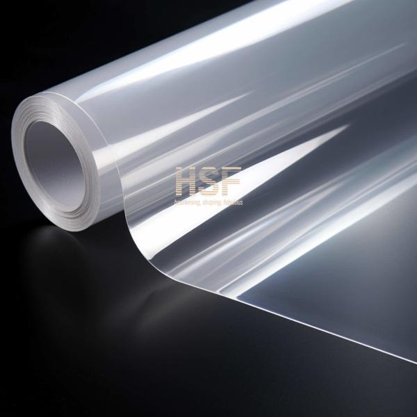 Film de dégagement en PET transparent non enduit de silicone de 36um pour la fabrication de rubans adhésifs
