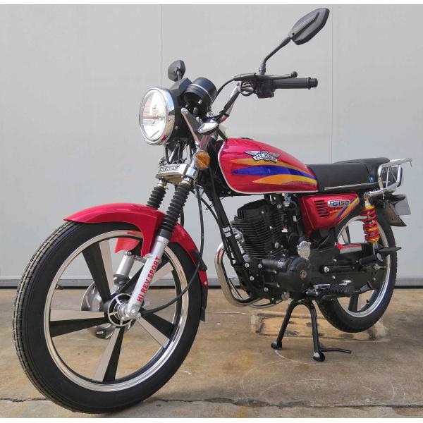 Red Street Road Motorcycle Dry Weight 100 KGS Load Weight 150kgs Air Cooled