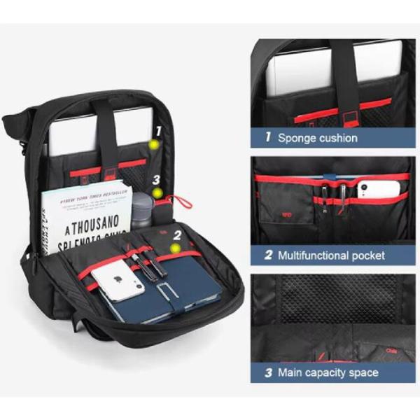 Оксфордские сумки для бизнеса водонепроницаемый рюкзак для ноутбука с USB-зарядкой