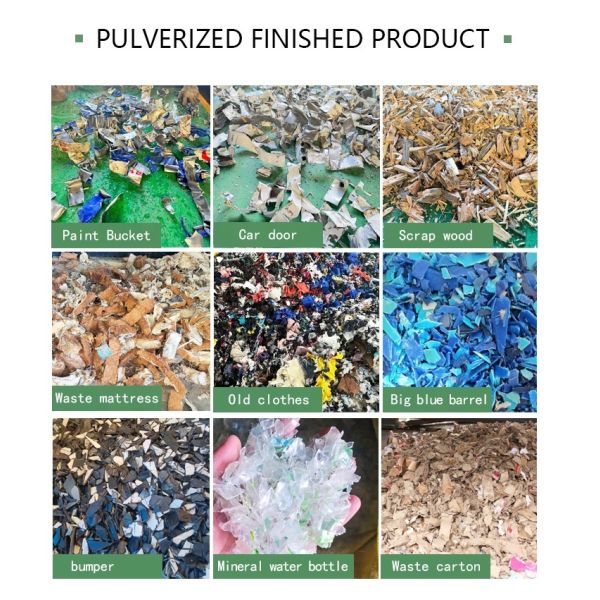 Iron and Aluminum Shavings Shredder Steel Shavings Shredder Scrap Metal Shredding and Crushing Production Line