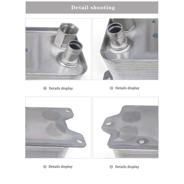 AT318085 AT349656 Oil Cooler For John Deere Backhoe 210 310 315 325 410 Series