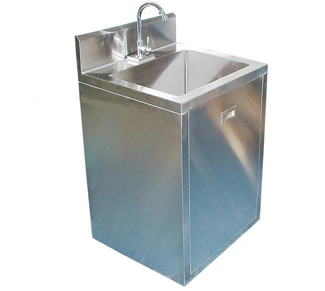 Durable and Hygienic Medical Hand Wash Sink 304 Grade Stainless Steel Material