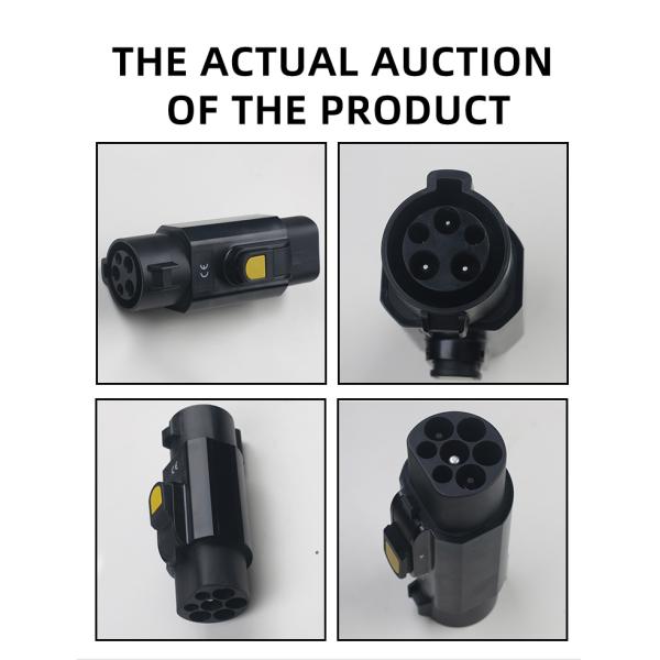 GBT Male Adapter for Electric Vehicle Charger Type 1 Sae J1772 Compact and Lightweight Convertor