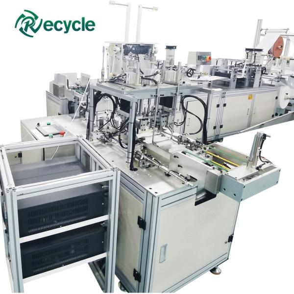 Face Mask Making Machine Fully Automatic KF94 Mask Packing Machine 6375*2600*1650