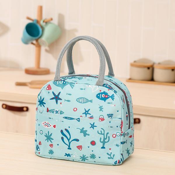 Custom Logo Aluminum Foil Kids Lunch Bag with Thermal Insulation and OEM/ODM Acceptable