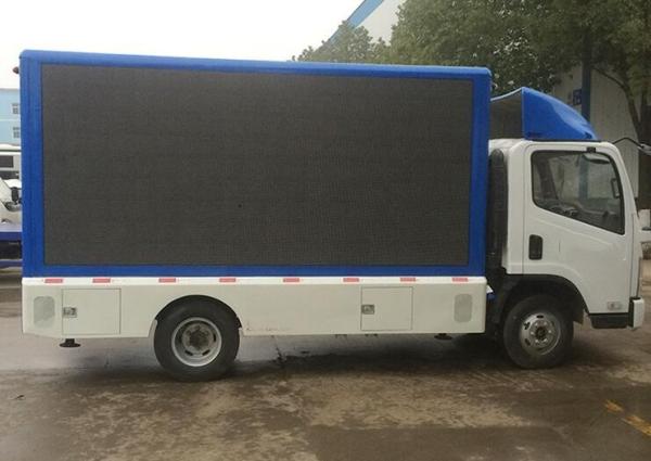 FAW 5.9m 2.5L Moteur Économie d'électricité Grand écran LED Roller Light Box, écran de barre, scène d'événement annonceur de publicité camion