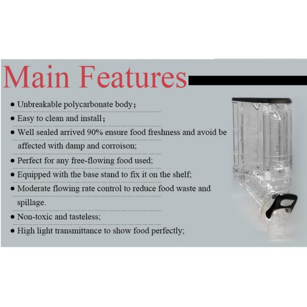 high quality 13L gravity dry food dispenser