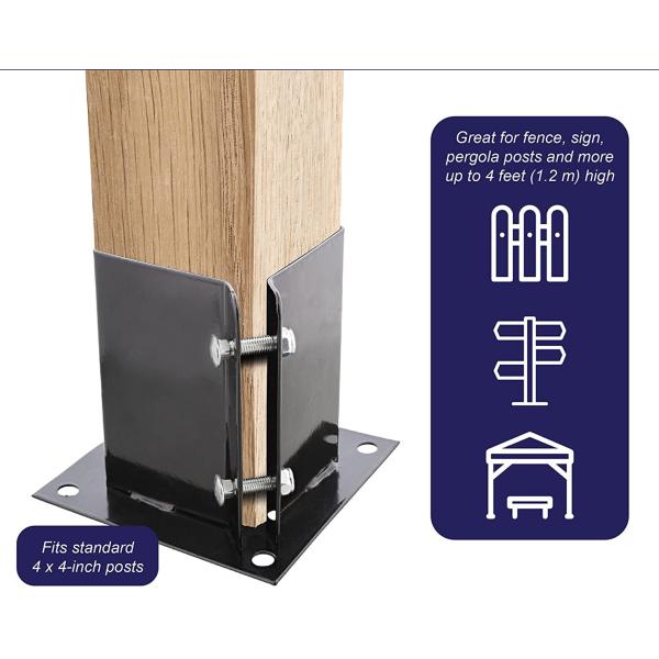 Стальная тяжелая деревянная стойка для поддержания перила крыльца