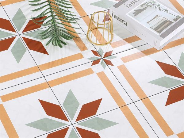 Rouge et vert 200x200mm Carreaux de sol intérieurs durables pour salle de bains et de qualité AAA Carreaux de céramique rustique pour salon