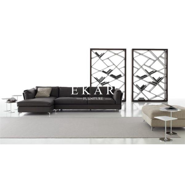 European Style Modern Leather Sectional L Shaped Sofa