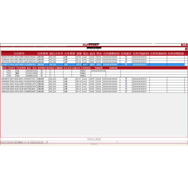 AGV System Logistics Software Systems  MES ERP ACS Management System