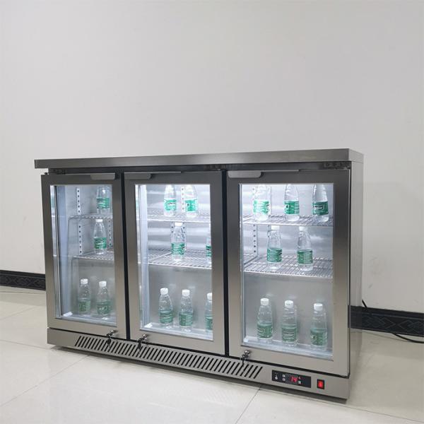 CE Three Hinge Door 330L Under Cabinet Bar Fridge