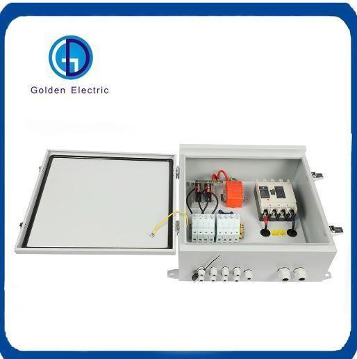 Customized Rianproof Solar Combiner Box 6 String PC/ABS 4 In 1 Out Flame Retardant