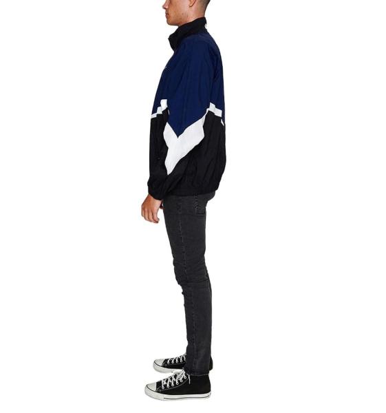 100 Nylon Vintage Mens Windbreaker Jacket Sports Track Jackets