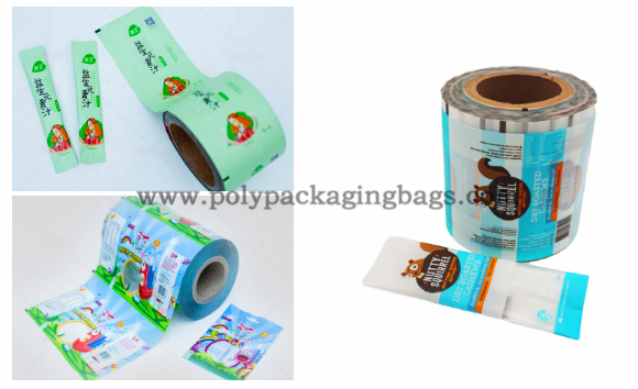 80G Chocolate Ice Cream Bar Aluminum Food Packaging Plastic Roll Film
