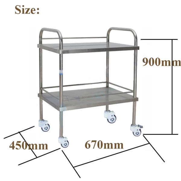 Treatment hospital trolley medical equipment