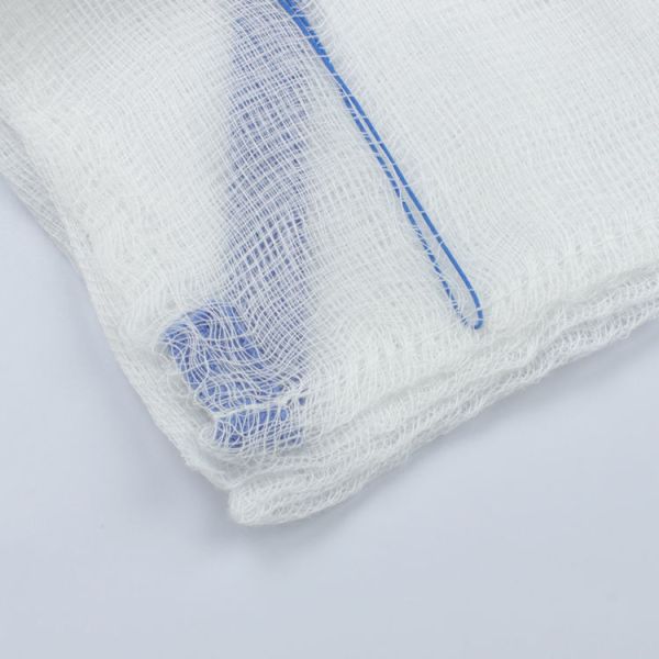 100% Cotton Medical Gauze Swabs with X-Ray Detectable Thread for Sterile or Non-Sterile Wound Care