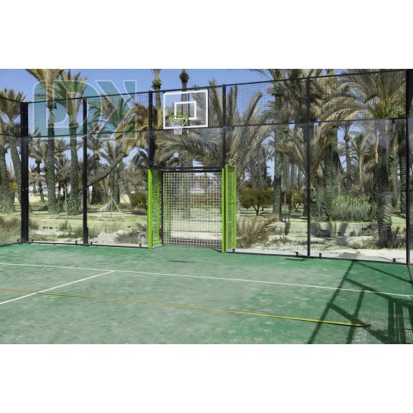 All In One Multifunction Padel Court Soccer Basketball Field For Sport Facilities