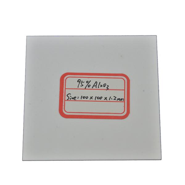 White Aluminum Oxide Ceramic Substrate With >3000 MPa Compressive Strength