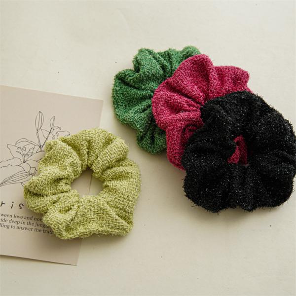 influencers red black ins Scrunchie bun hair adornment ponytail senior sense scrunchie spot accessories wholesale