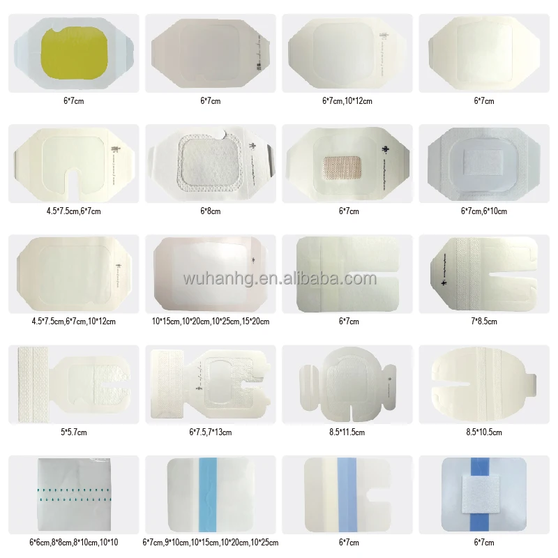 OEM Sterile Medical IV Dressings 6x8cm Nonwoven Iv Fixing Cannula Bandage