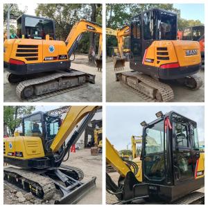 Excavateur SANY SY60C d'occasion - Pas de balancement de la queue. Des rails en caoutchouc sont disponibles.