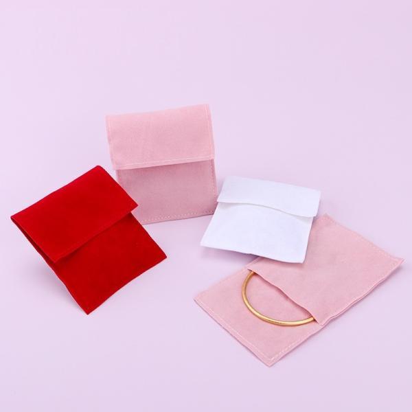 Luxury Elegant Gift Bag Gift Package Hot Selling Flip Cover Dustproof Velvet Bag Ring Earring Jewelry Bag Small Accessories Storage Bag